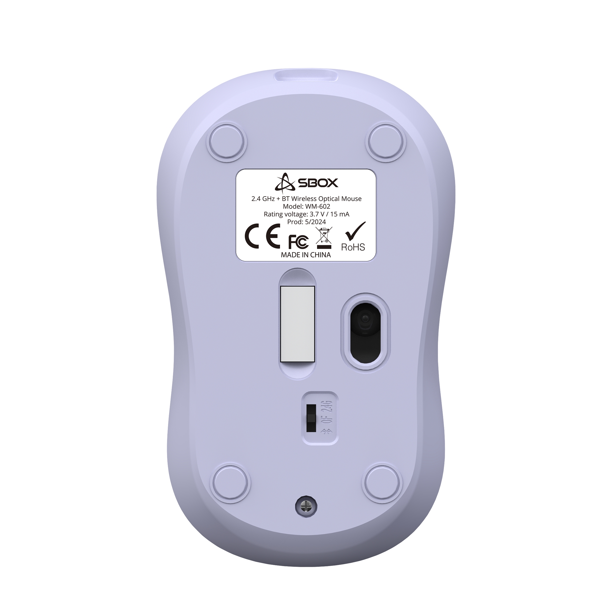 Sbox WM-602 Purple Wireless