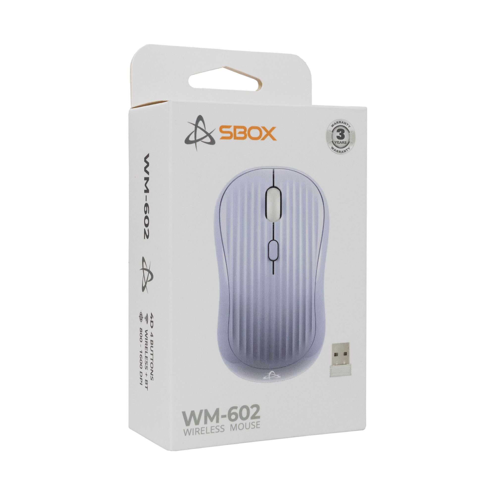 Sbox WM-602 Purple Wireless