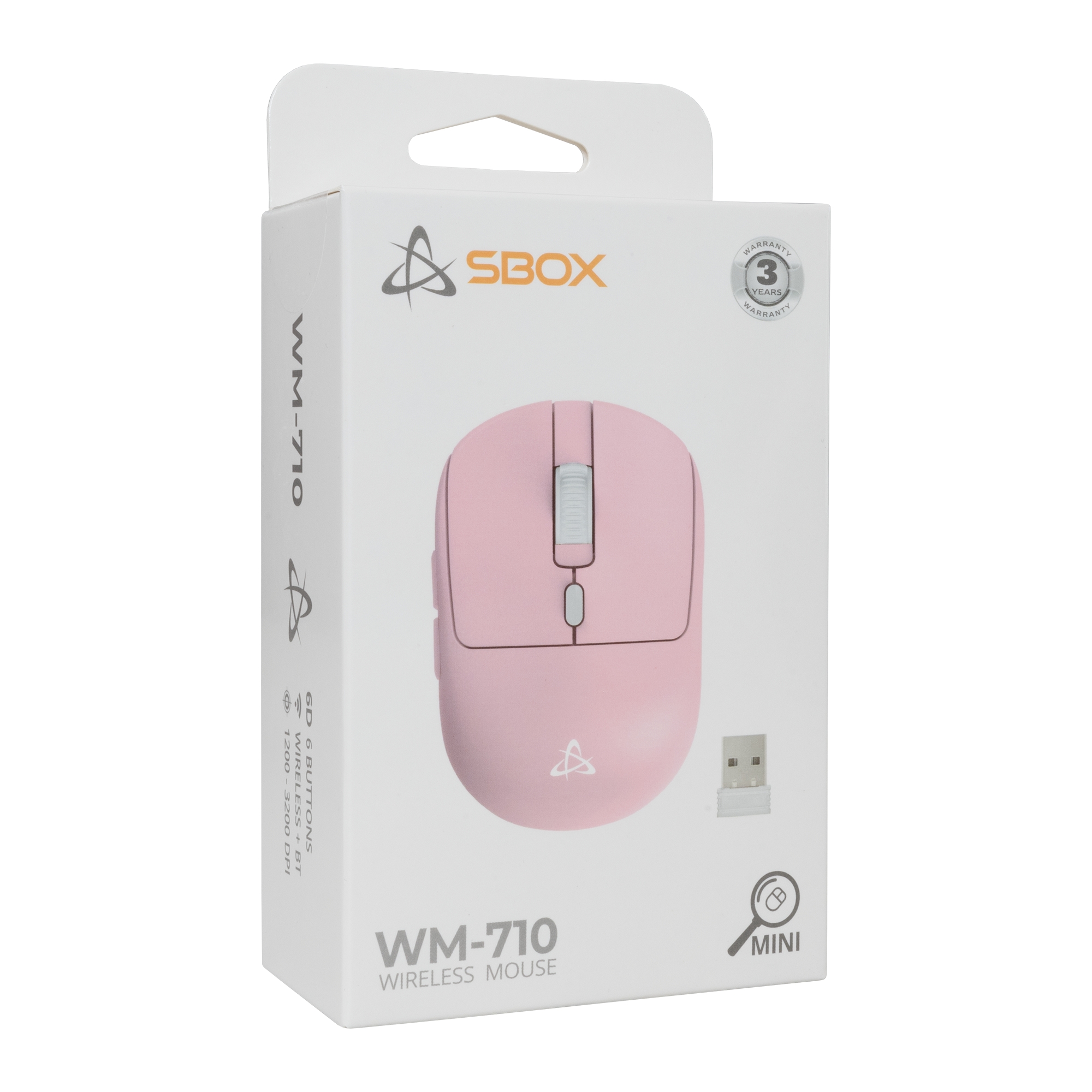 Sbox WM-710 Pink Wireless