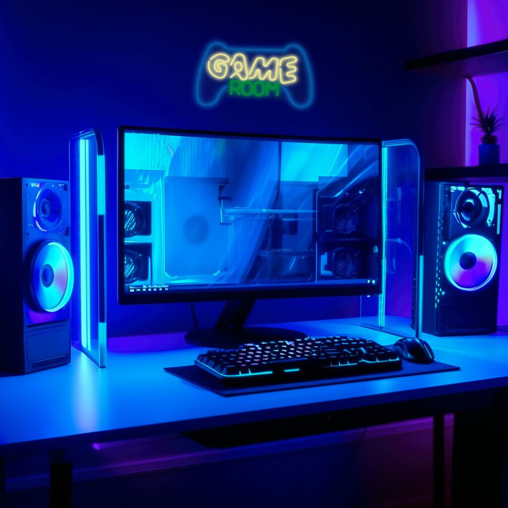 Manta SNL100MT Style Neon Lights Gamepad GameRoom