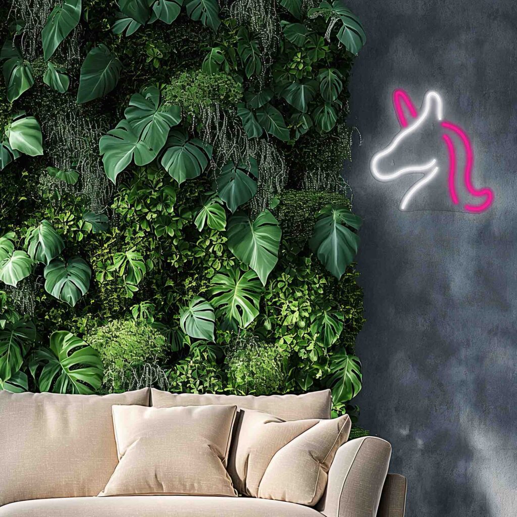 Manta SNL101WH Style Neon Lights Unicorn white-pink