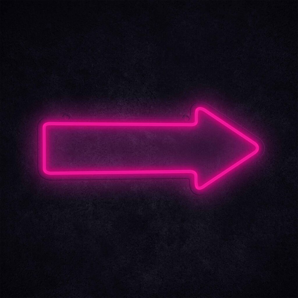 Manta SNL107PK Style Neon Lights Arrow pink
