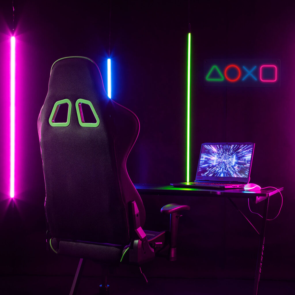 Manta SNL111MT Style Neon Lights Gaming Symbols