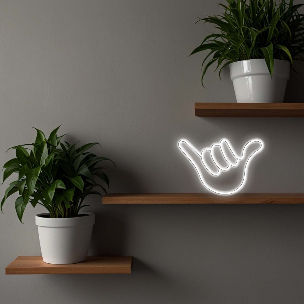 Manta SNL77WH Style Neon Lights Hand white