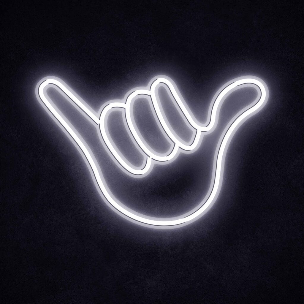 Manta SNL77WH Style Neon Lights Hand white