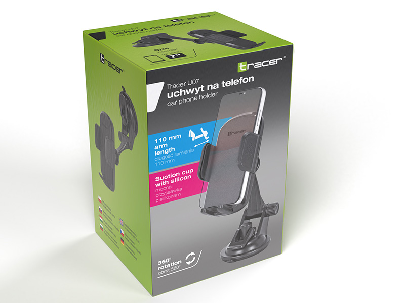 Tracer 47455 Car Phone Holder Black