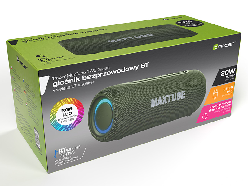 Tracer 47359 MaxTube TWS Green
