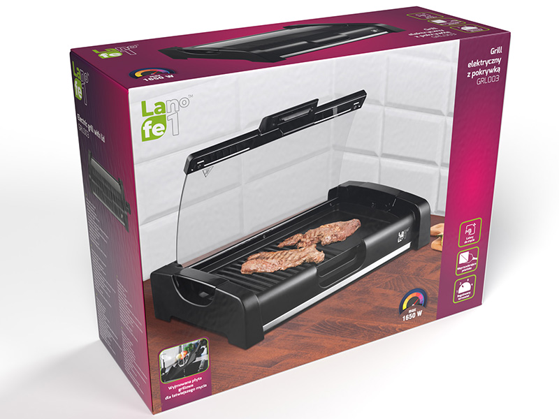 Lafe 46971 Electric Grill With Lid GRL003