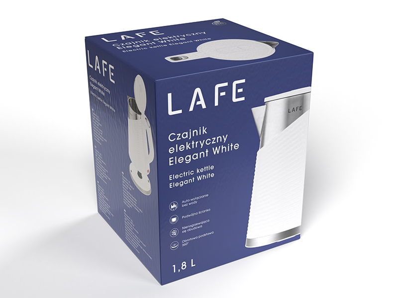 Lafe 47469 Electric Kettle Elegant White 1,8 L