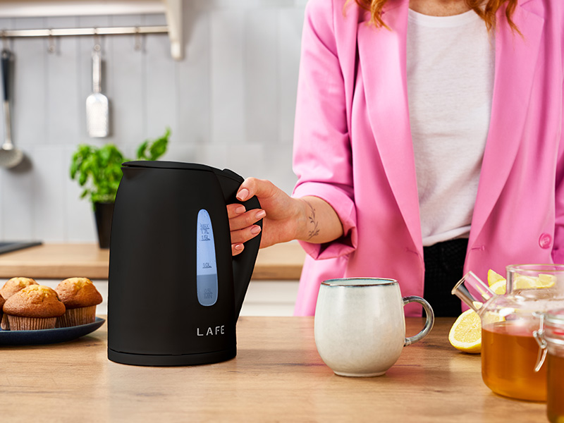 Lafe 47458 Electric Kettle Essential Black 1.7L