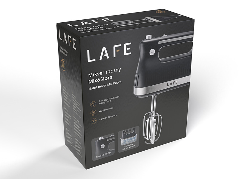 Lafe 47473 Hand Mixer Mix and Store