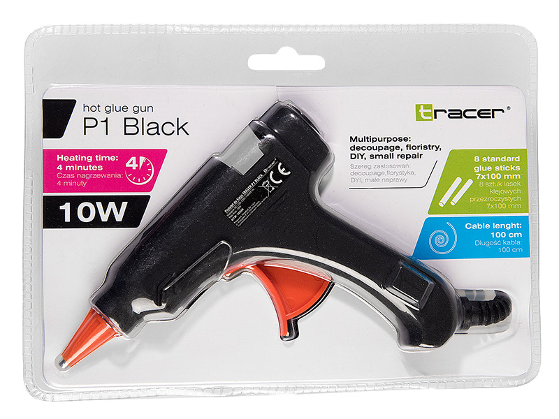 Tracer 46508  P1 Hot Glue Gun Black