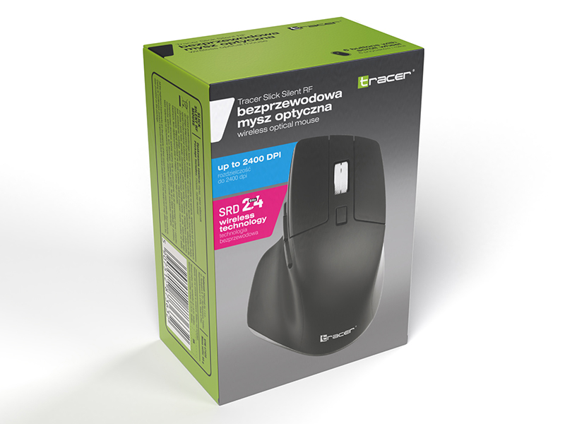 Tracer 47420 Wireless Optical Mouse Slick Silent RF