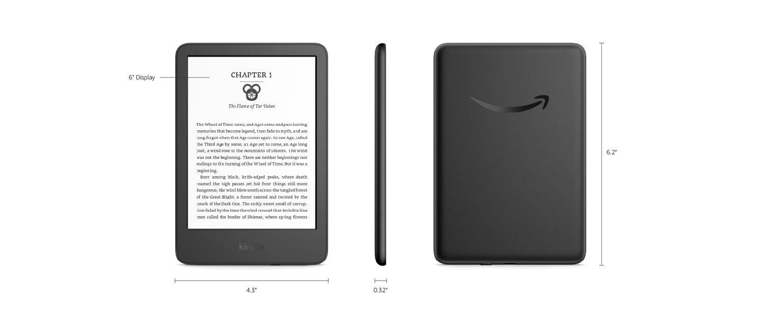 Amazon Kindle 11th Gen 16 GB Wi-Fi Black (2024)