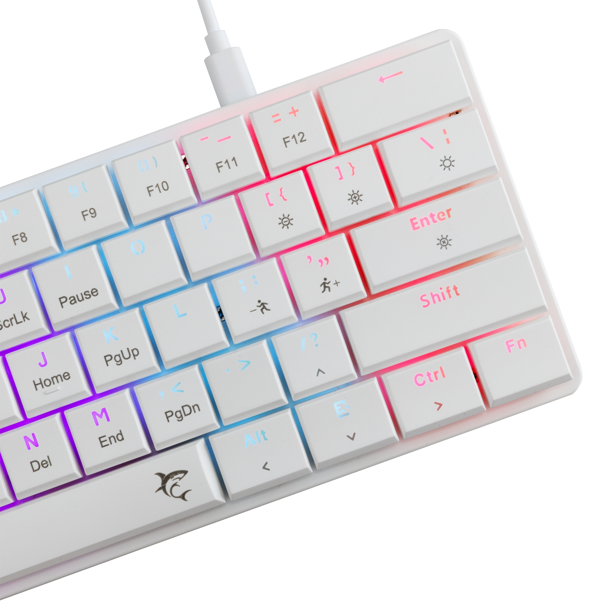 White Shark GK-006211 Nagamaki White-Mechanical-Red.SW