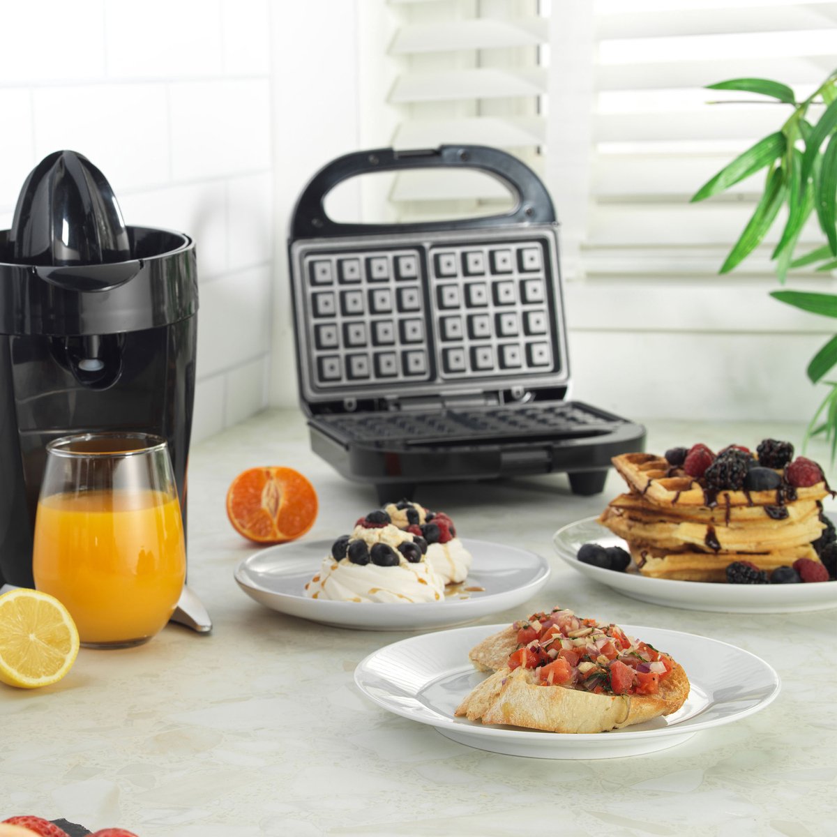 Progress EK5852PVDE Double Waffle Maker