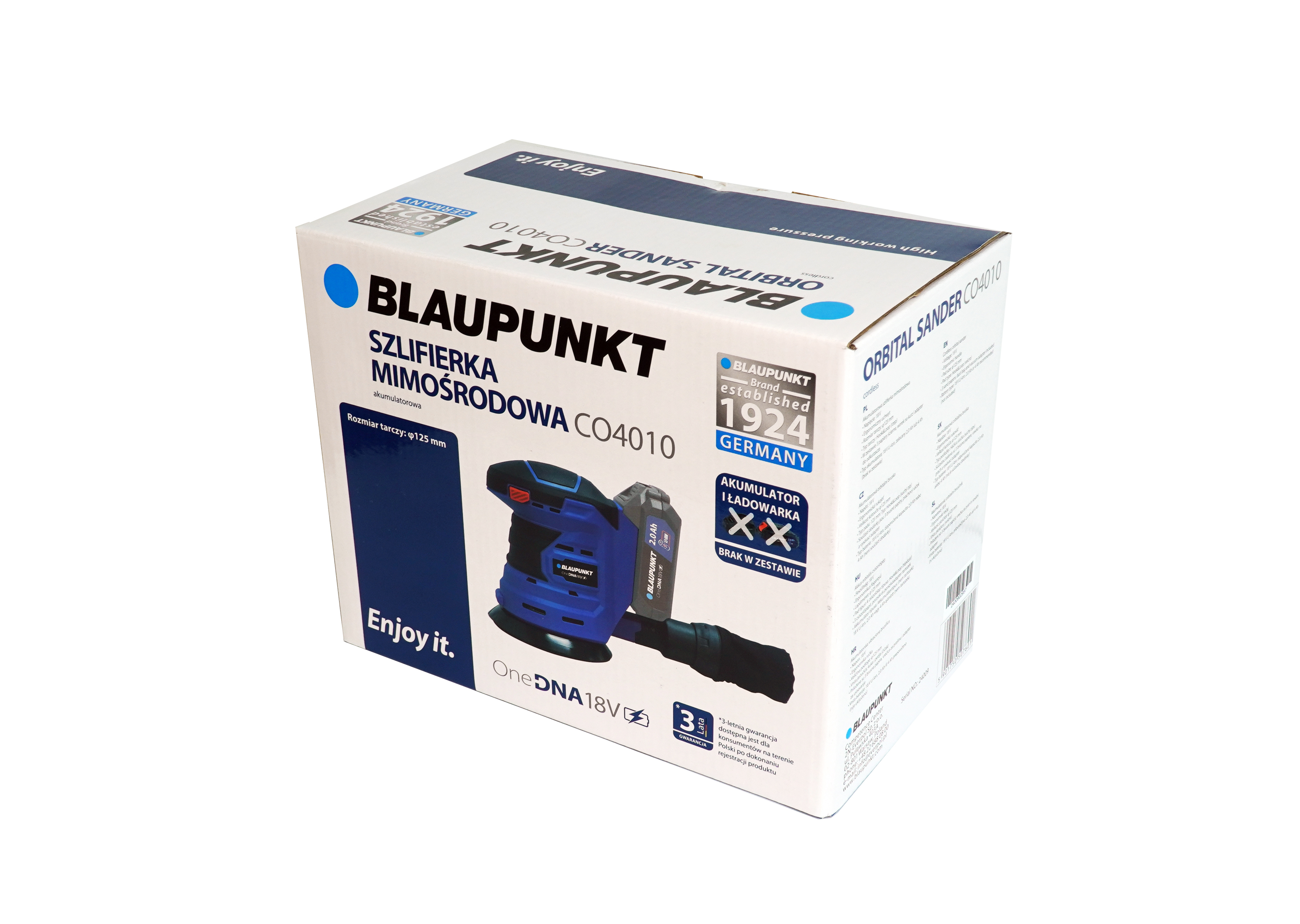 Blaupunkt CO4010 Orbital Sander 18V