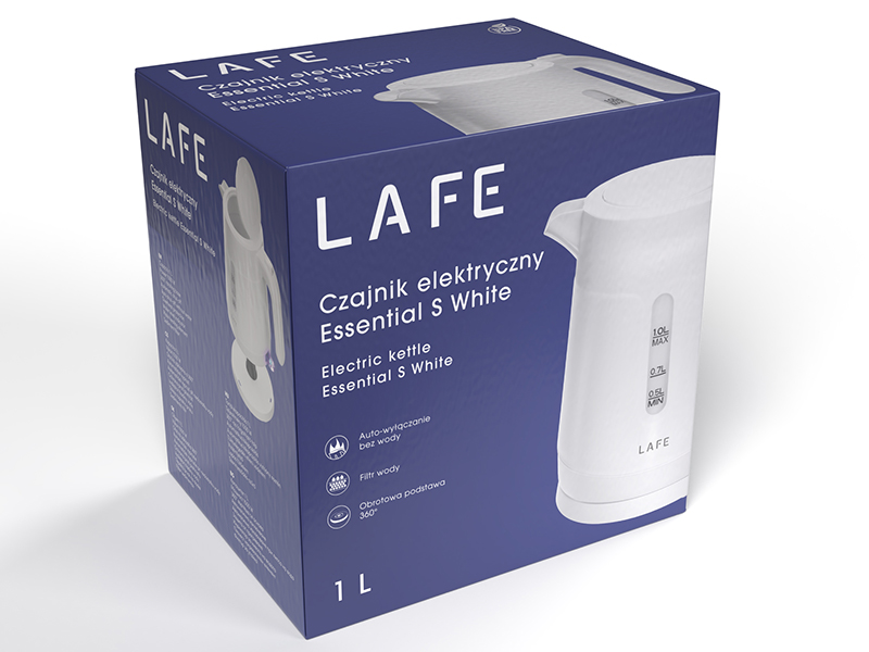 Lafe 47544 Electric Kettle Essential S 1 L