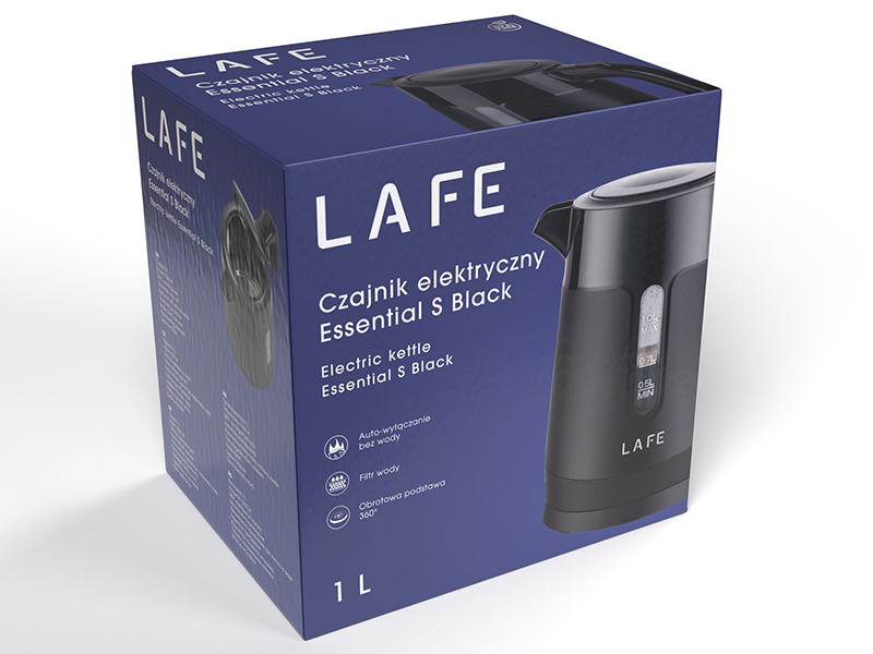 Lafe 47545 Electric Kettle Essential S 1 L