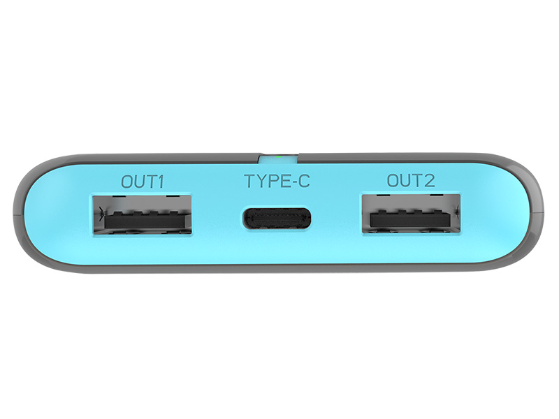Tracer 47514 EnerGo 10000mAh Power Bank gray/blue