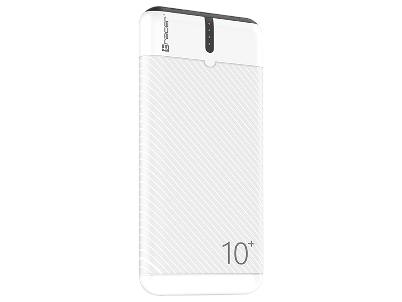 Tracer 47515 EnerGo 10000mAh Power Bank white/black