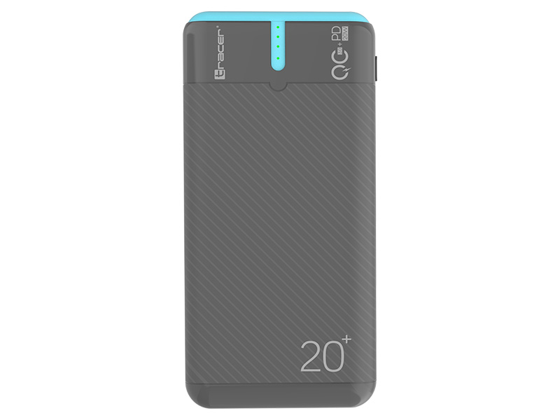 Tracer 47517 EnerGen 20000mAh Power Bank gray/blue