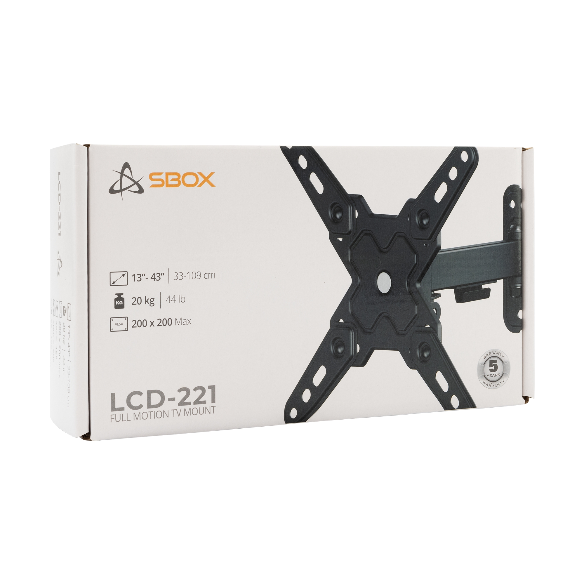 Sbox LCD-221-2  (13-43/20kg/200x200)