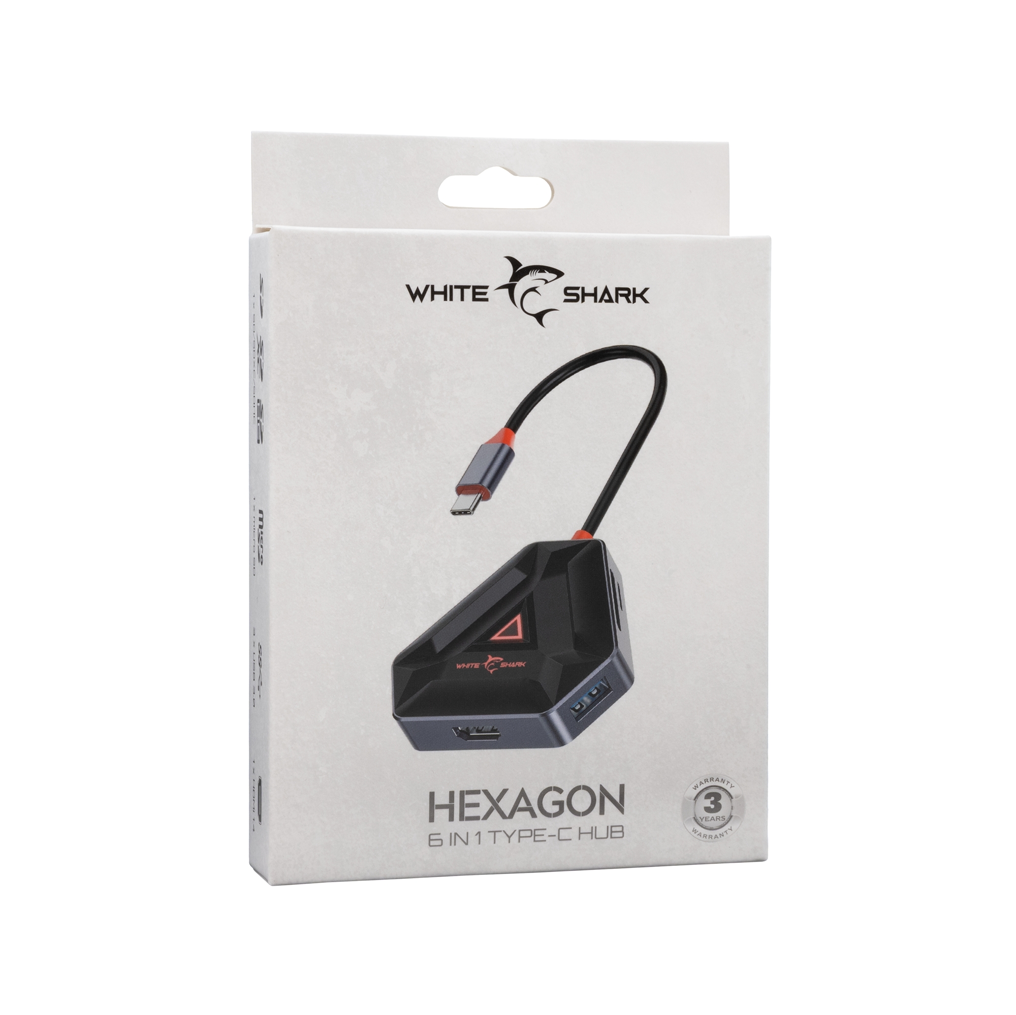 Sbox Hexagon 6 IN 1 Type-C HUB