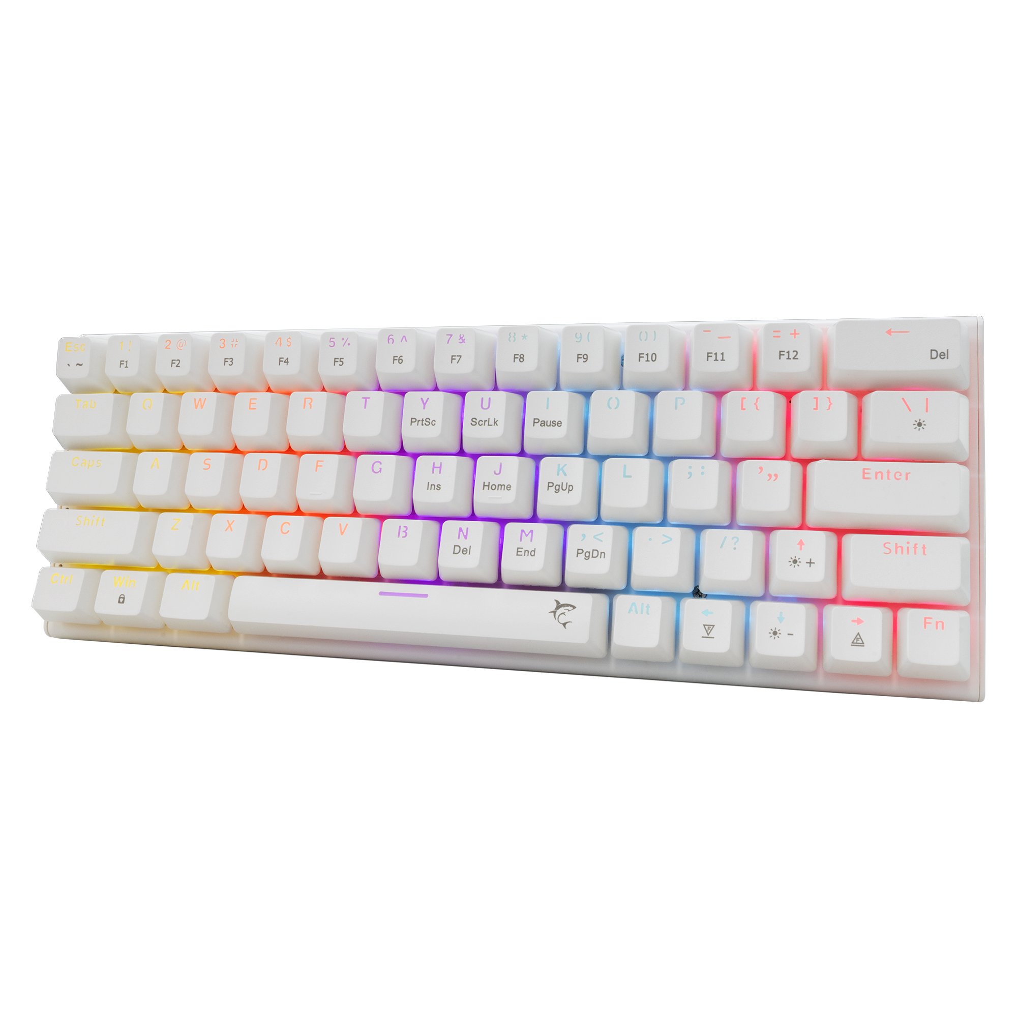 White Shark GK-002211V2  Wakizashi 2 White US Red Switches