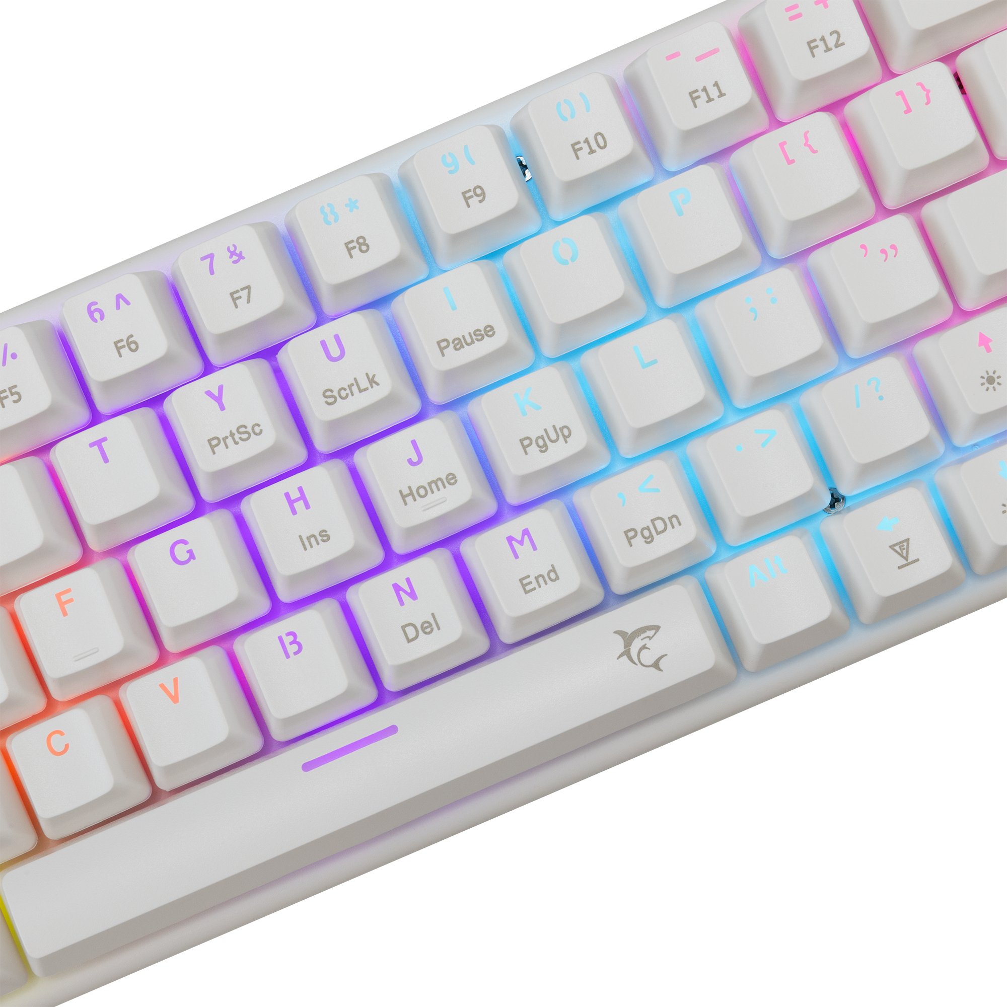 White Shark GK-002211V2  Wakizashi 2 White US Red Switches
