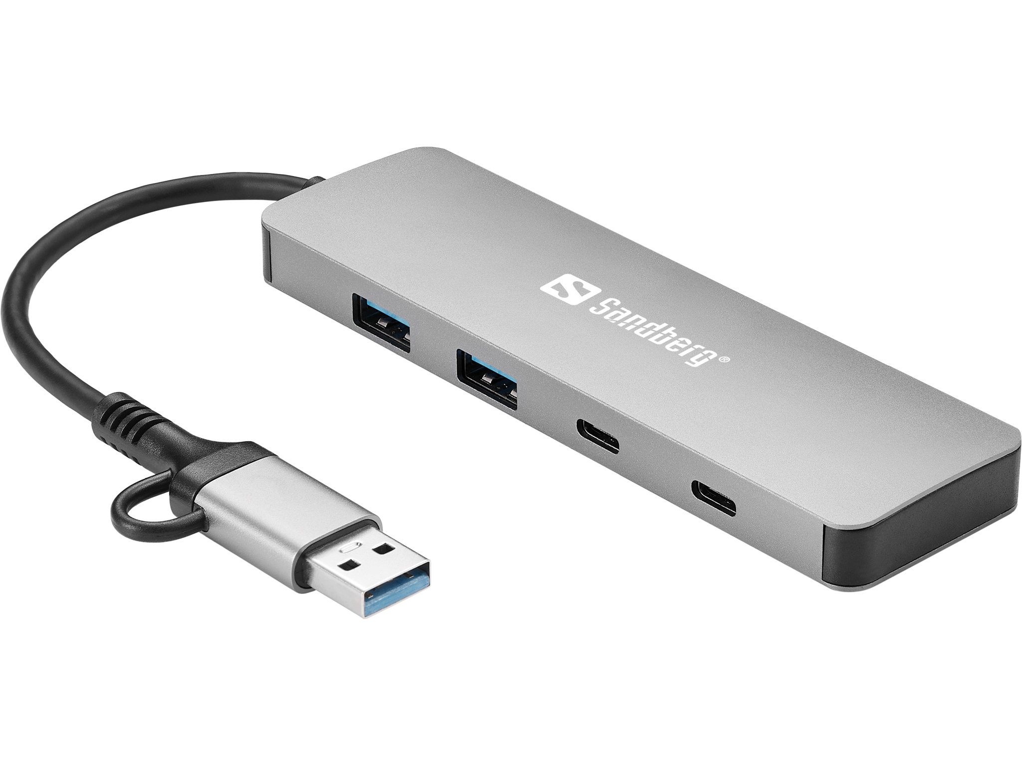 Sandberg 136-64 USB-C/A to 2xUSB-A+2xUSB-C Hub