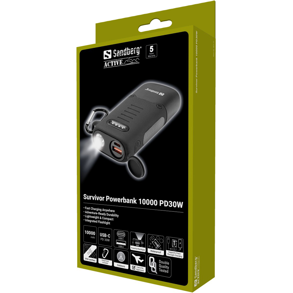Sandberg 421-11 Survivor Powerbank 10000 PD30W