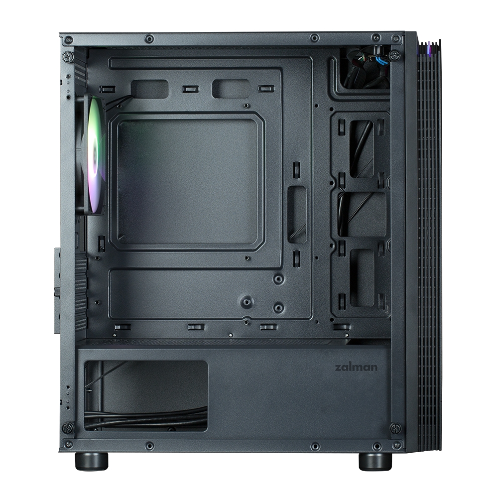 Zalman T4 Plus Black  Mini Tower Case, 120mm ARGB Fan x1