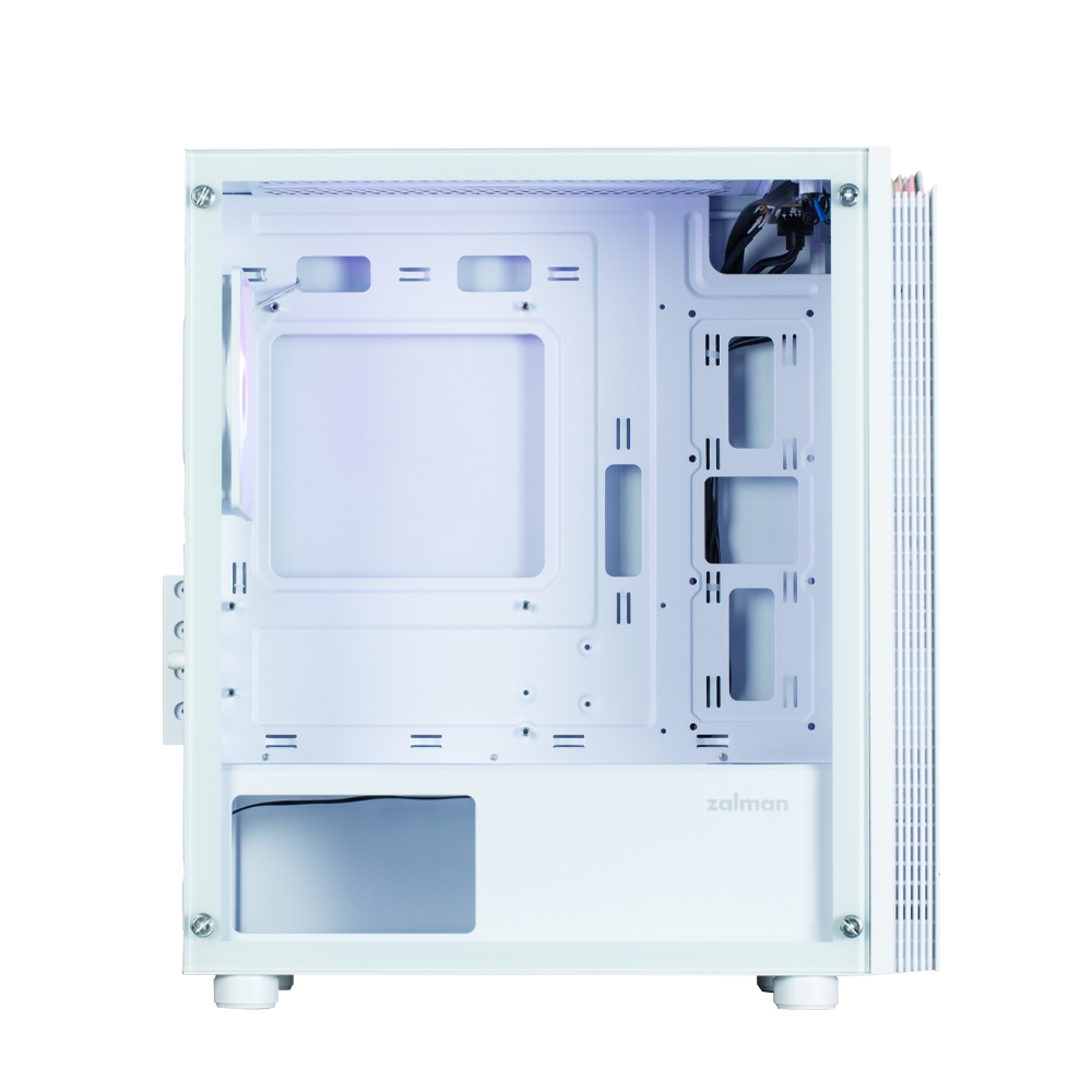 Zalman T4 Plus White  Mini Tower Case, 120mm ARGB Fan x1