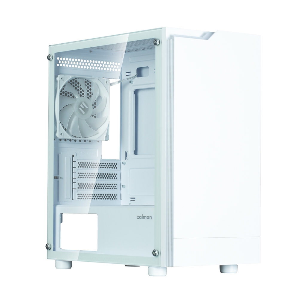 Zalman T4 Plus White  Mini Tower Case, 120mm ARGB Fan x1