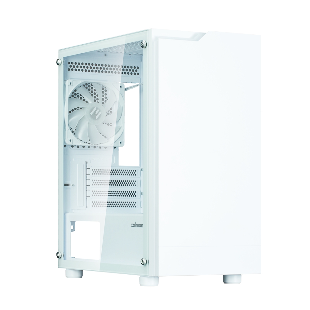 Zalman T4 Plus White  Mini Tower Case, 120mm ARGB Fan x1