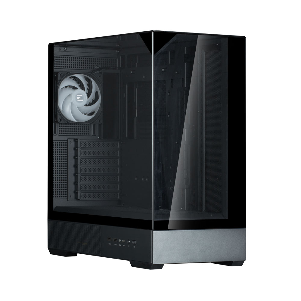Zalman P40 Prism Black, ARGB Fan x1