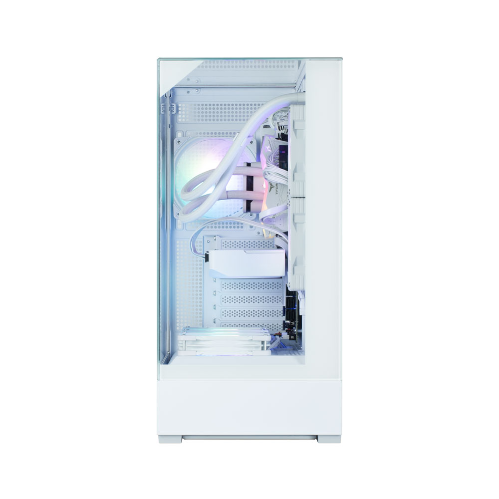 Zalman P40 Prism White, ARGB Fan x1