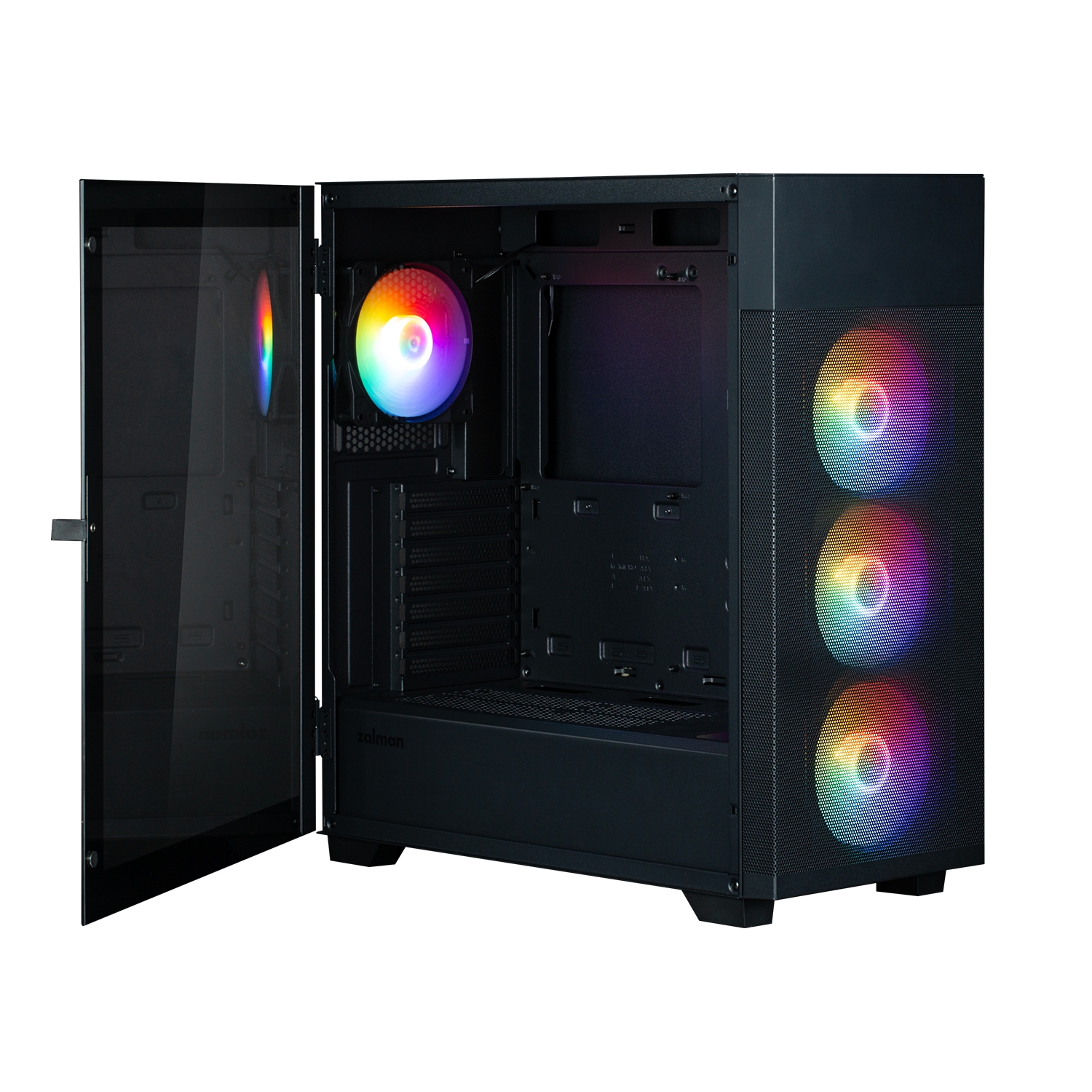 Zalman S5 Neo Black ATX, FRGB Fan x4