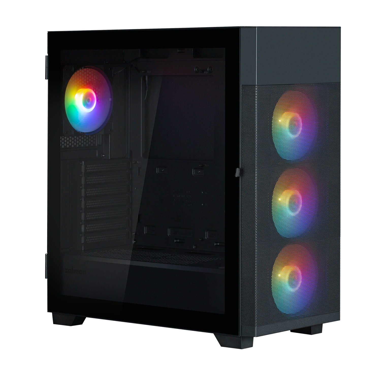 Zalman S5 Neo Black ATX, FRGB Fan x4