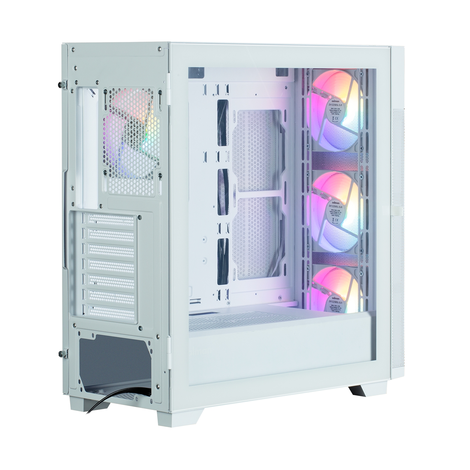 Zalman S5 Neo White ATX, FRGB Fan x4
