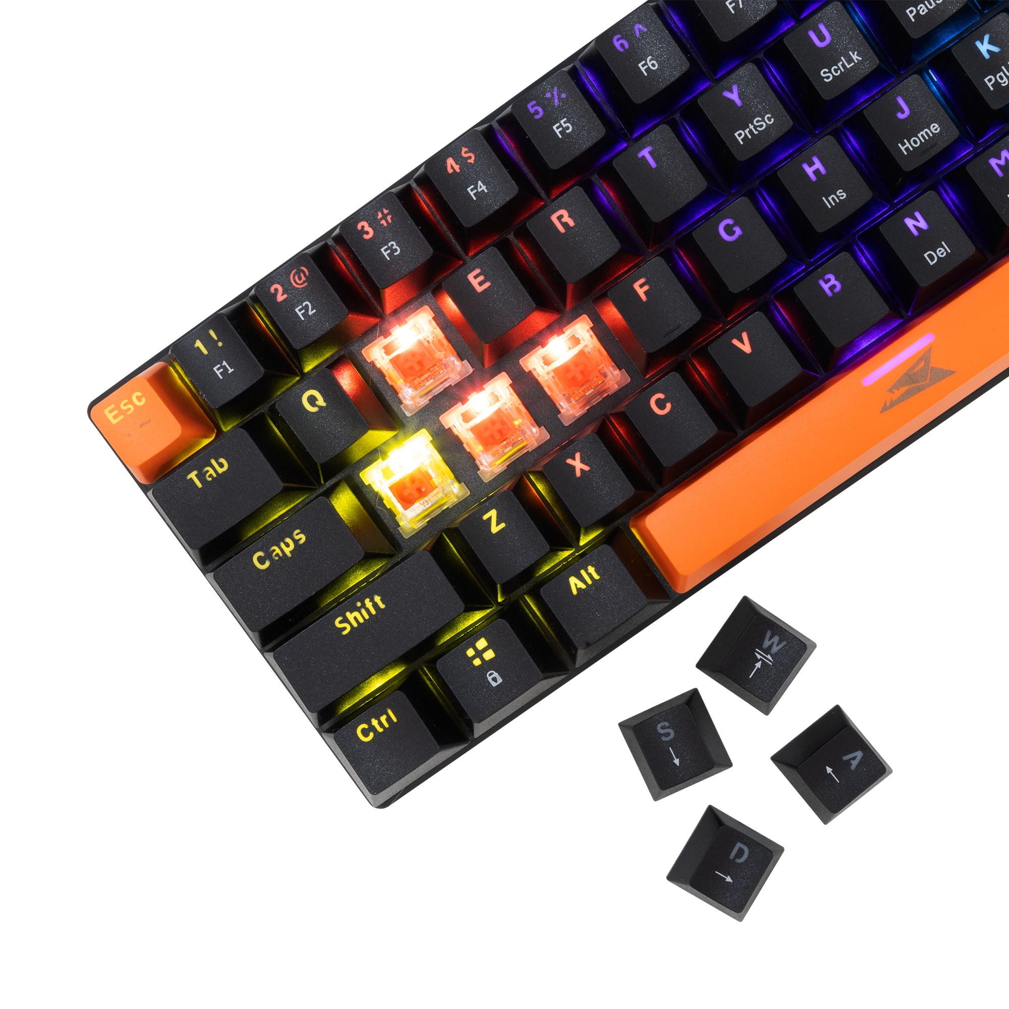 Baracuda BGK-03111 Dolphin Black US Mechanical Red Switches
