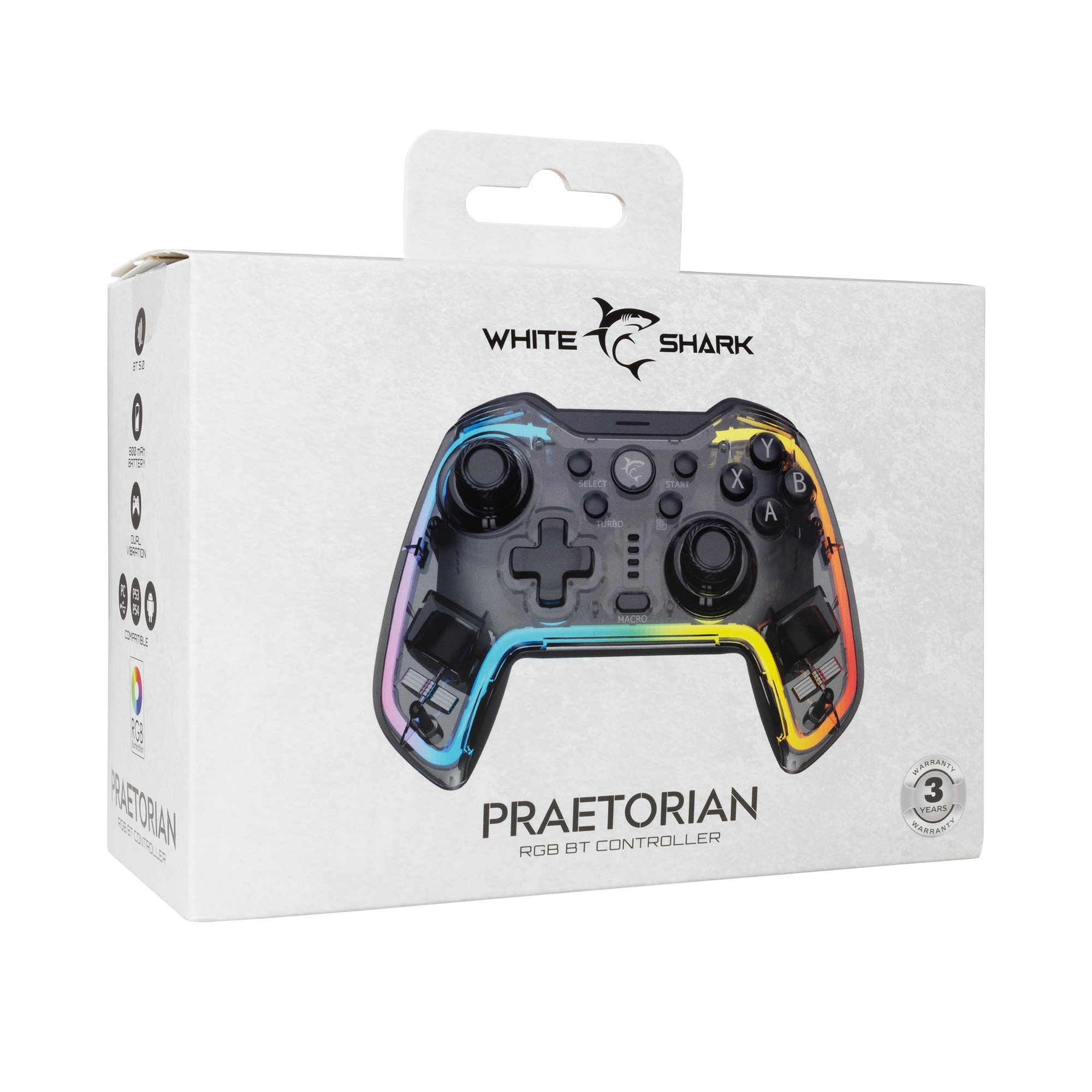 White Shark GPW-8040 Praetorian RGB BT Controller