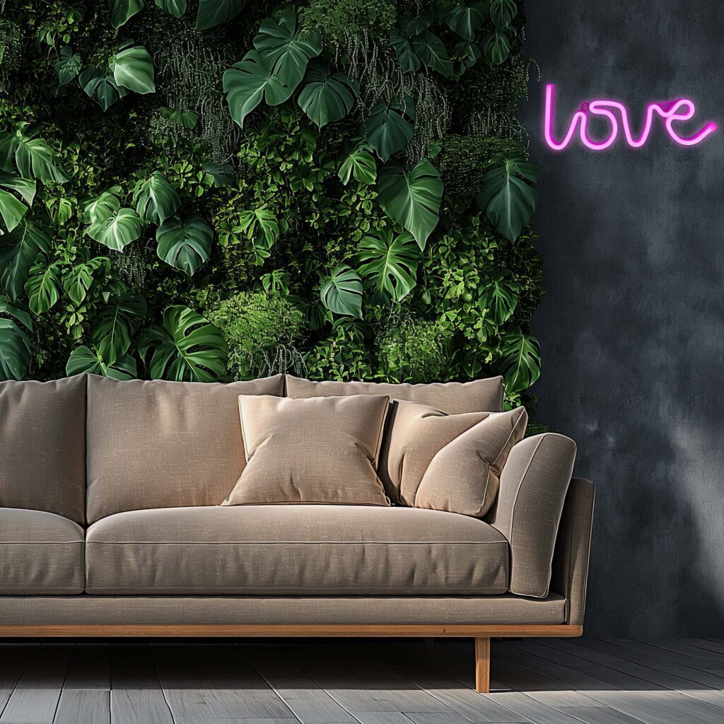 Manta SNL02PKT Style Neon Lights  LOVE Pink
