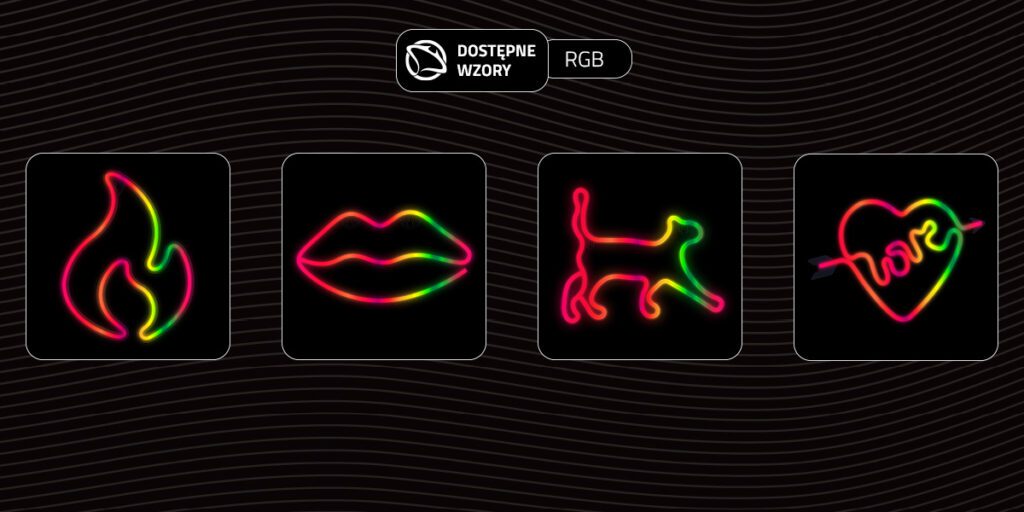 Manta SNL58RGB Stile Neon Light FLAME Damaged Box