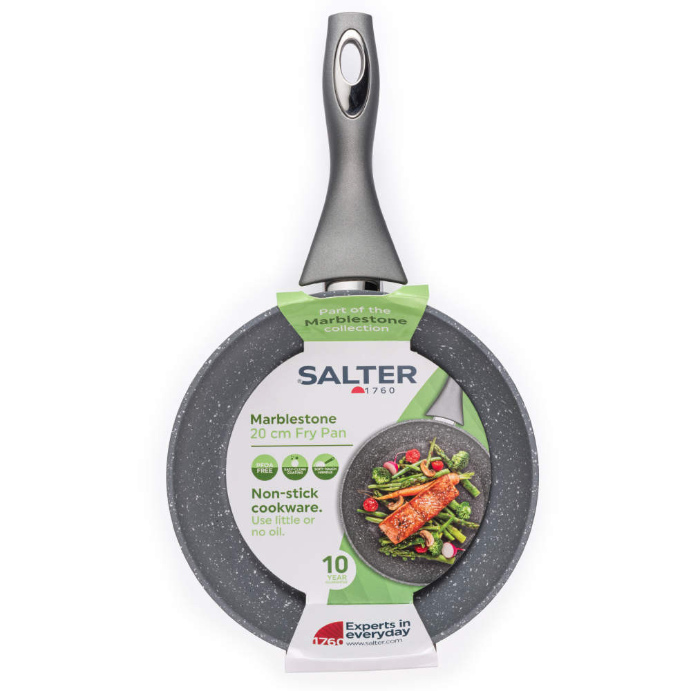 Salter BW02762G1EU7 Marblestone Fry Pan 20cm grey