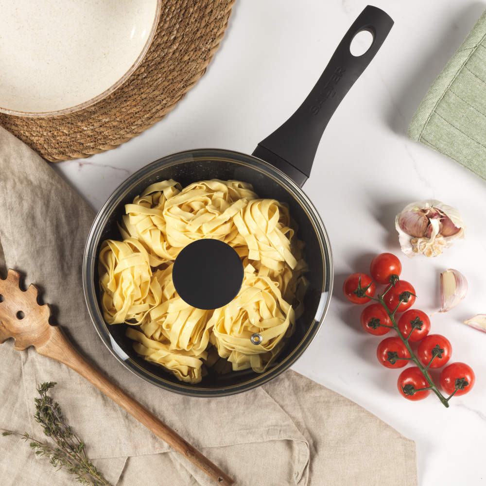 Salter BW05751S2EU7 Megastone 3-Piece Saucepan Set
