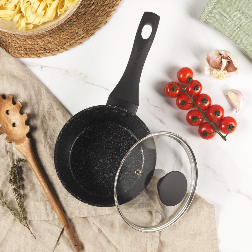 Salter BW05751S2EU7 Megastone 3-Piece Saucepan Set