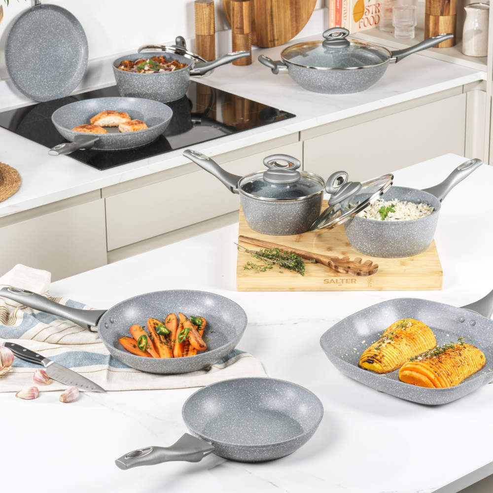 Salter BW02764G1EU7 Marblestone 28cm Frying Pan