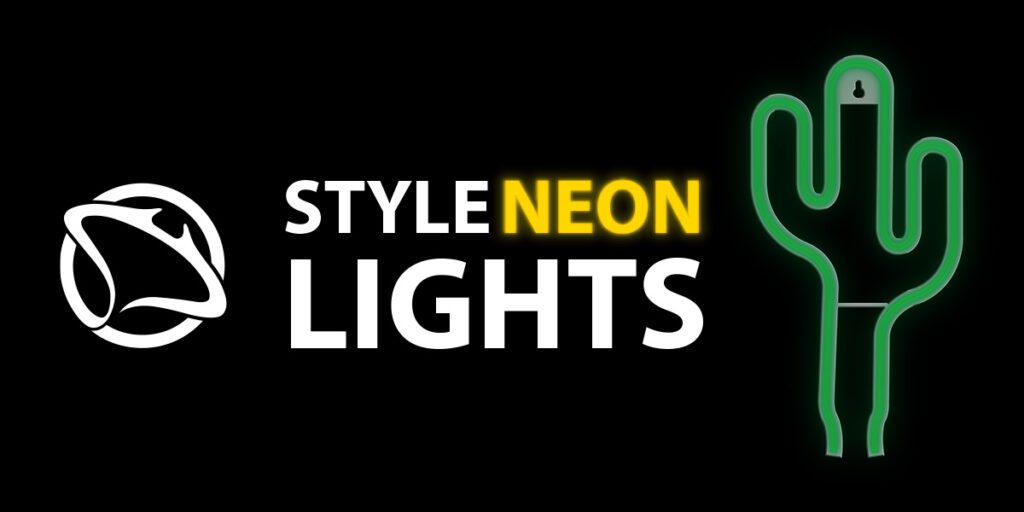 Manta SNL74GN Style Neon Lights CACTUS green